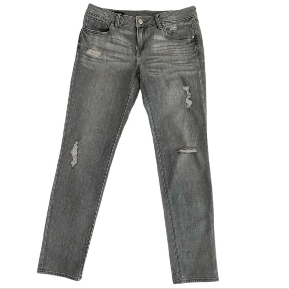 TAGS Distressed Washed Black Jeans